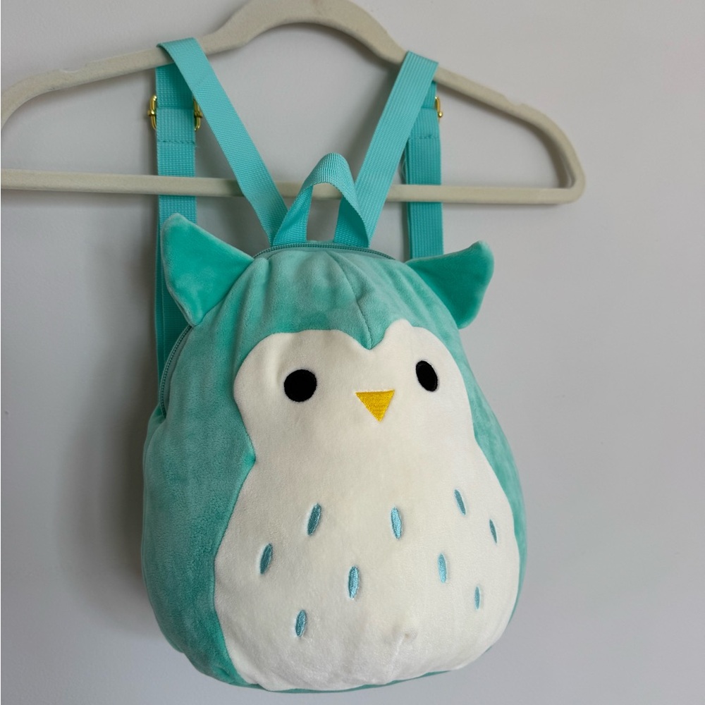 Squishmallows Owl Plush Backpack Winston